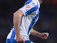 Pablo Vazquez of RC Deportivo de La Coruna looks on during the LaLiga Hypermotion match between RC Deportivo de La Coruna and SD Eibar at Ab...