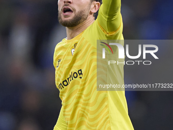 Jonmi Magumagoitia of SD Eibar reacts during the LaLiga Hypermotion match between RC Deportivo de La Coruna and SD Eibar at Abanca Riazor St...