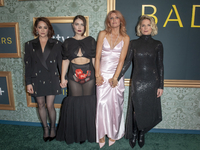 Sarah Greene, Eve Hewson, Sharon Horgan, and Eva Birthistle attend the Apple TV+ ''Bad Sisters'' Season 2 premiere at Metrograph in New York...