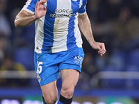 Pablo Vazquez of RC Deportivo de La Coruna is in action during the LaLiga Hypermotion match between RC Deportivo de La Coruna and SD Eibar a...