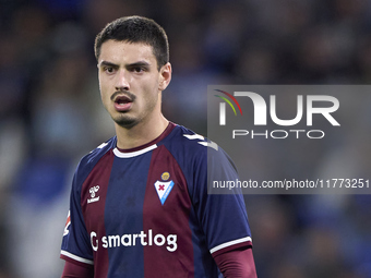 Jon Guruzeta of SD Eibar looks on during the LaLiga Hypermotion match between RC Deportivo de La Coruna and SD Eibar at Abanca Riazor Stadiu...