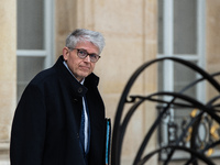 Patrick Hetzel, Minister for Higher Education and Research, attends the Council of Ministers at the Elysee in Paris, France, on November 13,...