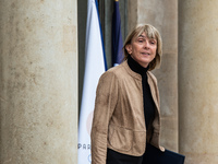 Valerie Letard, Minister for Housing and Urban Renewal, is at the Elysee Palace for the Council of Ministers in Paris, France, on November 1...