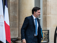 Laurent Saint-Martin, Minister in charge of Budget, attends the Council of Ministers at the Elysee in Paris, France, on November 13, 2024. (