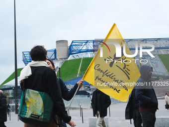 Peasants of the Peasant Confederation denounce the EU-Mercosur agreement. (