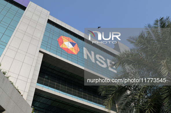 A generic view of the National Stock Exchange (NSE) building is in the business district of Mumbai, India, on November 13, 2024. 