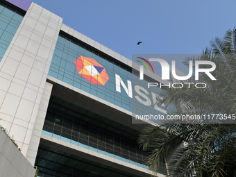 A generic view of the National Stock Exchange (NSE) building is in the business district of Mumbai, India, on November 13, 2024. (