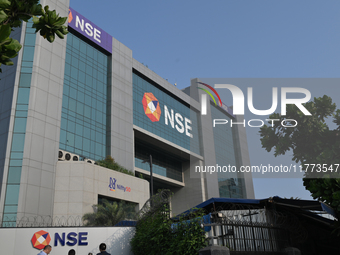 A generic view of the National Stock Exchange (NSE) building is in the business district of Mumbai, India, on November 13, 2024. (