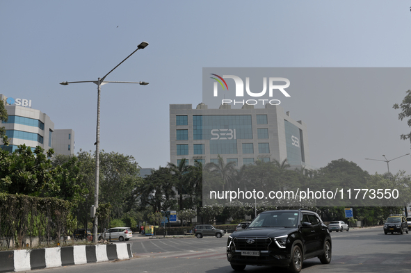 The SEBI (Securities and Exchange Board of India) building is seen in Securities and Exchange Board of India on November 13, 2024. 