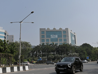 The SEBI (Securities and Exchange Board of India) building is seen in Securities and Exchange Board of India on November 13, 2024. (