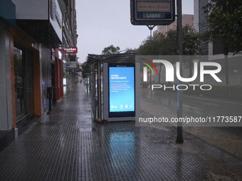 Heavy rainfall leads to significant flooding in various parts of Malaga, including major streets and public areas. (