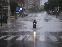 Heavy rainfall leads to significant flooding in various parts of Malaga, including major streets and public areas. (