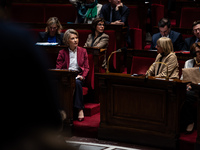 Anne Genetet, Minister of Education, is in Parliament during question time in Paris, France, on November 13, 2024. (