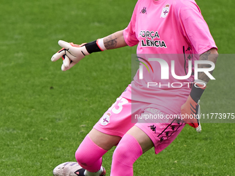 Ines Pereira of RC Deportivo Abanca is in action during the Liga F match between RC Deportivo Abanca and Real Sociedad at Abanca Riazor Stad...