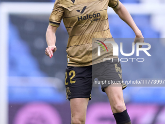 Klara Cahynova of Real Sociedad plays during the Liga F match between RC Deportivo Abanca and Real Sociedad at Abanca Riazor Stadium in La C...