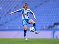 Millene Cabral of RC Deportivo Abanca plays during the Liga F match between RC Deportivo Abanca and Real Sociedad at Abanca Riazor Stadium i...