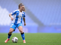 Ainhoa Marin Martin of RC Deportivo Abanca is in action during the Liga F match between RC Deportivo Abanca and Real Sociedad at Abanca Riaz...