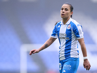 Francisca Alejandra Lara Lara of RC Deportivo Abanca reacts during the Liga F match between RC Deportivo Abanca and Real Sociedad at Abanca...