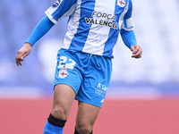 Cristina Martinez Gutierrez of RC Deportivo Abanca plays during the Liga F match between RC Deportivo Abanca and Real Sociedad at Abanca Ria...