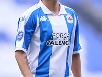 Oriana Altuve of RC Deportivo Abanca reacts during the Liga F match between RC Deportivo Abanca and Real Sociedad at Abanca Riazor Stadium i...