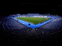 A general view inside the stadium before the Liga F match between RC Deportivo Abanca and Real Sociedad at Abanca Riazor Stadium in La Corun...