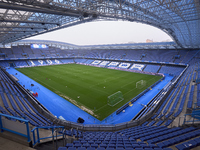 A general view inside the stadium before the Liga F match between RC Deportivo Abanca and Real Sociedad at Abanca Riazor Stadium in La Corun...