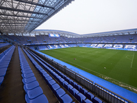 A general view inside the stadium before the Liga F match between RC Deportivo Abanca and Real Sociedad at Abanca Riazor Stadium in La Corun...