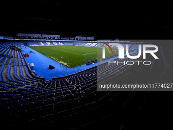 A general view inside the stadium before the Liga F match between RC Deportivo Abanca and Real Sociedad at Abanca Riazor Stadium in La Corun...