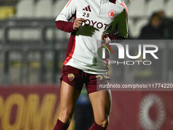 Frederikke Thogersen of A.S. Roma Femminile participates in Group A - Day 3 - UEFA Women's Champions League 2023/24 match between A.S. Roma...