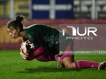 Camelia Ceasar of A.S. Roma Femminile participates in Group A - Day 3 - UEFA Women's Champions League 2023/24 match between A.S. Roma and Ol...