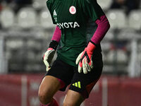 Camelia Ceasar of A.S. Roma Femminile participates in Group A - Day 3 - UEFA Women's Champions League 2023/24 match between A.S. Roma and Ol...