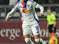 Dzsenifer Marozsan of Olympique Lyonnais is in action during Group A - Day 3 of the UEFA Women's Champions League 2023/24 between A.S. Roma...