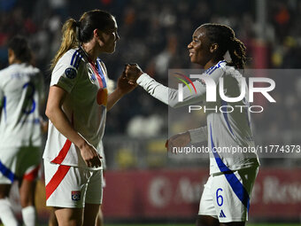 Melchie Dumornay of Olympique Lyonnais celebrates after scoring the goal of 0-1 during Group A - Day 3 - UEFA Women's Champions League 2023/...