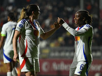 Melchie Dumornay of Olympique Lyonnais celebrates after scoring the goal of 0-1 during Group A - Day 3 - UEFA Women's Champions League 2023/...