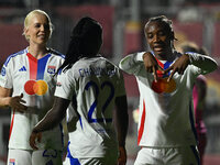 Melchie Dumornay of Olympique Lyonnais celebrates after scoring the goal of 0-1 during Group A - Day 3 - UEFA Women's Champions League 2023/...