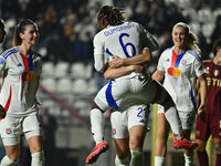 Melchie Dumornay of Olympique Lyonnais celebrates after scoring the goal of 0-1 during Group A - Day 3 - UEFA Women's Champions League 2023/...