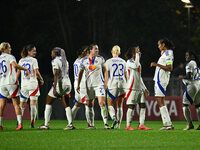 Melchie Dumornay of Olympique Lyonnais celebrates after scoring the goal to make it 0-2 during Group A - Day 3 of the UEFA Women's Champions...