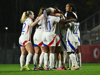 Melchie Dumornay of Olympique Lyonnais celebrates after scoring the goal to make it 0-2 during Group A - Day 3 of the UEFA Women's Champions...