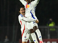 Melchie Dumornay of Olympique Lyonnais celebrates after scoring the goal to make it 0-2 during Group A - Day 3 of the UEFA Women's Champions...