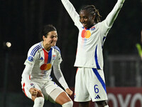 Melchie Dumornay of Olympique Lyonnais celebrates after scoring the goal to make it 0-2 during Group A - Day 3 of the UEFA Women's Champions...