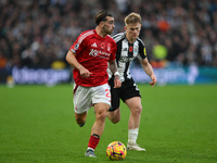 Jota Silva of Nottingham Forest participates in the Premier League match between Nottingham Forest and Newcastle United at the City Ground i...