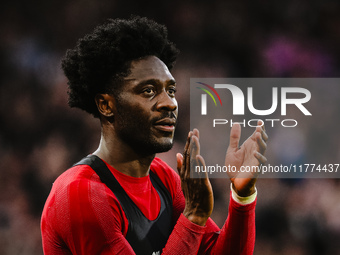 Ola Aina of Nottingham Forest looks dejected after a defeat during the Premier League match between Nottingham Forest and Newcastle United a...