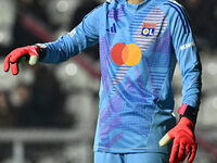 Christiane Endler of Olympique Lyonnais participates in Group A - Day 3 - UEFA Women's Champions League 2023/24 match between A.S. Roma and...