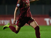 Benedetta Glionna of A.S. Roma Femminile is in action during Group A - Day 3 - UEFA Women's Champions League 2023/24 between A.S. Roma and O...