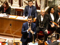 Laurent Saint-Martin, Minister attached to the Prime Minister, responsible for the Budget and Public Accounts, speaks during the questions t...