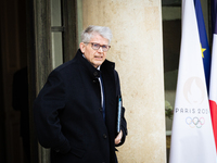 Patrick Hetzel, the French Minister for Higher Education and Research, is seen at the end of the Council of the French Ministers in the main...