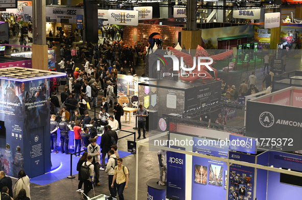 A general view of the ''Paris Games Week'' video-game fair in Paris, France, on October 22, 2024. 