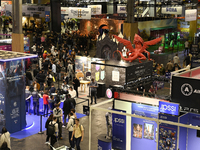 A general view of the ''Paris Games Week'' video-game fair in Paris, France, on October 22, 2024. (