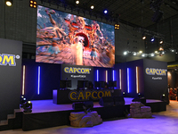 Japanese video-games distributor Capcom shows the games at its stand at the ''Paris Games Week'' video-game fair in Paris, France, on Octobe...