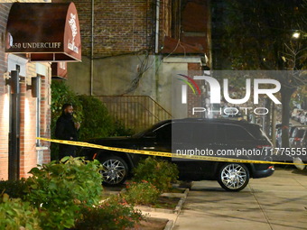 Three men are shot in the Morris Heights section of Bronx, New York, United States, on November 13, 2024. At approximately 10:16 p.m. Wednes...